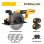 Sierra circular Autrucker inalámbrica 6" 150mm sin escobillas 7200rpm 3 velocidades 55mm