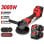 Smerigliatrice angolare Autrucker 3000W 125mm 3 velocita e 2 batterie