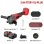 Smerigliatrice angolare Autrucker 3000W 125mm 3 velocita e 2 batterie