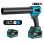 Soprador eletrico sem escovas Autrucker Makita 18V 4000W 400 m/s