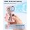 Mini Ventilador Autrucker Portátil 4 Velocidades Batería Recargable Pantalla LED Pinza 360°