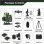 Niveau laser Autrucker 16 lignes 4D Vert autonivelant