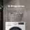 Waschmaschine Evvo Nature 12 Frontlader 12 kg 1350 rpm Klasse A Inox