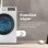 Lavadora Evvo Home Nature Carga Frontal 8 Kg 1400 rpm A Blanca Motor Inverter