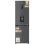 Frigorífico Combi Evvo F56DX Total No Frost 180cm 320L D Dark Inox Dispensador Agua