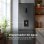 Frigorífico Combi Evvo F56DX Total No Frost 180cm 320L D Dark Inox Dispensador Agua