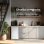 Frigorífico Mini Evvo Home F24 Defrost 83cm 91L E Blanco