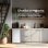 Frigorífico Mini Evvo Home F24 Defrost 83cm 91L E Blanco