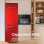 Frigorífico Combi Evvo F55R Defrost 192cm 300L E Rojo