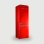 Frigorífico Combi Evvo F55R Defrost 192cm 300L E Rojo