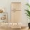 Frigorífico Dos Puertas Evvo F45BG Defrost 148,5cm 215L E Beige