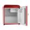 Frigorífico Mini Evvo F20R Defrost 55 cm 45 L E Rojo