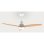 Ventilador de Techo con Luz Evvo Home V540 Wood 40W 132cm 6 Velocidades Motor DC Mando Temporizador Invierno
