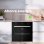 Horno Multifunción Evvo Home H20 72L 60cm Hidrolítico A Vapor Triple Cristal Negro