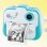 Fotocamera Istantanea Canal Toys Photo Creator Flash MicroSD 4 GB Turchese Bianco