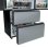 Réfrigérateur Américain Haier HFR59F18CWMM Total No Frost 182,5cm 700L C Inox IA