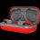 Auriculares CANYON OnRun 11 Sport inalámbricos Bluetooth 5.4 deportivos gris y rojo