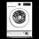 Lavasecadora Midea 8 kg A D MFA06D80BA10/W-ES con motor BLDC Inverter