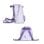Mochila infantil Squishmallows Bubba Novelty vaca felpa lila
