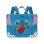 Mochila Karactermania Lilo and Stitch Tongue escolar azul con bolsillo frontal