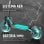 Patinete eléctrico Zwheel Zrino SE 600W Autonomía 35km Doble suspensión Negro
