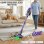 Aspiradora sin Cable Blossom Vertical 650W 65 min Hepa Morado Láser Verde