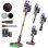 Aspiradora sin Cable Blossom Vertical 600W 65 min Hepa Morado/Dorado