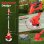 Desbrozadora eléctrica Blossom 21V 3 en 1 inalámbrica 2 baterías 15 cm roja