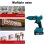 Pistola de silicona inalámbrica Blossom 21V con 10 cartuchos