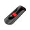 Unidad flash USB SanDisk Cruzer Glide 64GB USB 2.0 deslizante negro rojo
