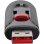Unidad flash USB SanDisk Cruzer Glide 64GB USB 2.0 deslizante negro rojo