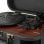 Tocadiscos Prixton VC600 10W RMS Bluetooth Tracción Correa USB Radio FM Vintage Maleta