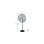 Ventilador de Pie Industrial Bilake Alarcon 120W 3 Velocidades Oscilante Cabezal Orientable