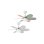 Ventilador de Techo con Luz Bilake Kids Colores Pastel WiFi Aspas Reversibles Ultra Silencioso con Mando