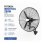 Ventilador de Pared Industrial Bilake Borrasca 280W 81cm Oscilante Cabezal Orientable