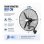 Ventilador de Pared Industrial Bilake Borrasca 280W 81cm Oscilante Cabezal Orientable