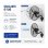 Ventilador de Pared Industrial Bilake Borrasca 280W 81cm Oscilante Cabezal Orientable