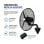 Ventilador Industrial de Pared Bilake Borrasca 240W 71cm Oscilante Cabezal Orientable
