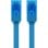 Cable de red Goobay 96295 Cat6a 0,5 m plano azul U/UTP RJ-45 macho-macho