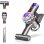 Handstaubsauger Dyson Car+Boat 115W 40 Min Haustiere Allergien Grau Rot Violett