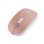 Ratón Accetel PCM218R Bluetooth 5.2 2.4GHz 1600 DPI RGB Rosa