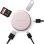 Hub USB 5 en 1 OntheGo Rosa HDMI 4K PD60W