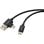 Cable USB Renkforce USB-A a USB-C 1m USB 2.0 Negro