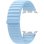 Armband Nylon Blau M/L fuer Samsung Galaxy Watch 8/8 Classic/9 Quick Release