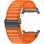 Uhrenarmband Samsung Trail Band Galaxy Watch Ultra orange Nylon Titan