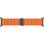 Uhrenarmband Samsung Trail Band Galaxy Watch Ultra orange Nylon Titan