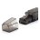 RJ-45 Steckverbinder WP WPC-MDP-88-6AUP-TL Cat6a werkzeuglos schwarz transparent
