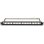 Patchpanel LANBERG 24 Ports 1U 19 Zoll Keystone Schwarz