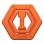 Anello magnetico Urban Armor Gear 360 gradi arancione