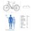 Bicicleta Eléctrica Touroll Urbano 3 Motor Central 540W 120km 27,5" Frenos Hidráulicos